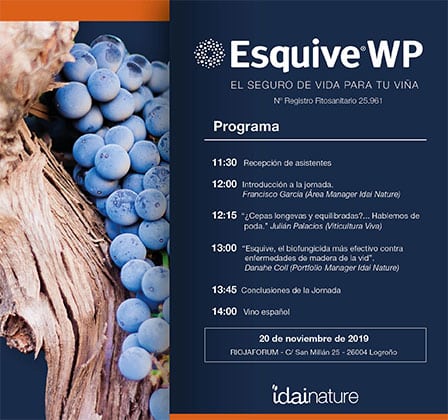 Idai Nature lanza ESQUIVE® en España, el biofungicida que acaba con las enfermedades de la madera de la vid